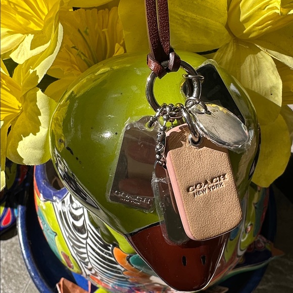 Coach Silver and Brown Charm Keychain - Picture 8 of 9